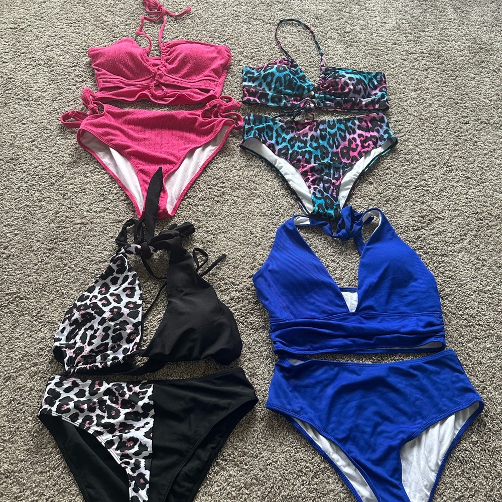 Shein Size 1x Colorful Bikini Sets